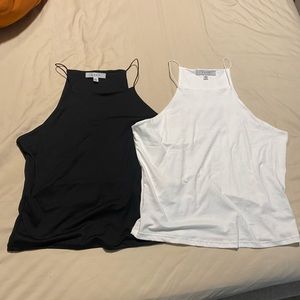 Double lined tank tops